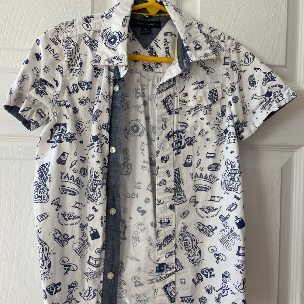 Boys short sleeve button up